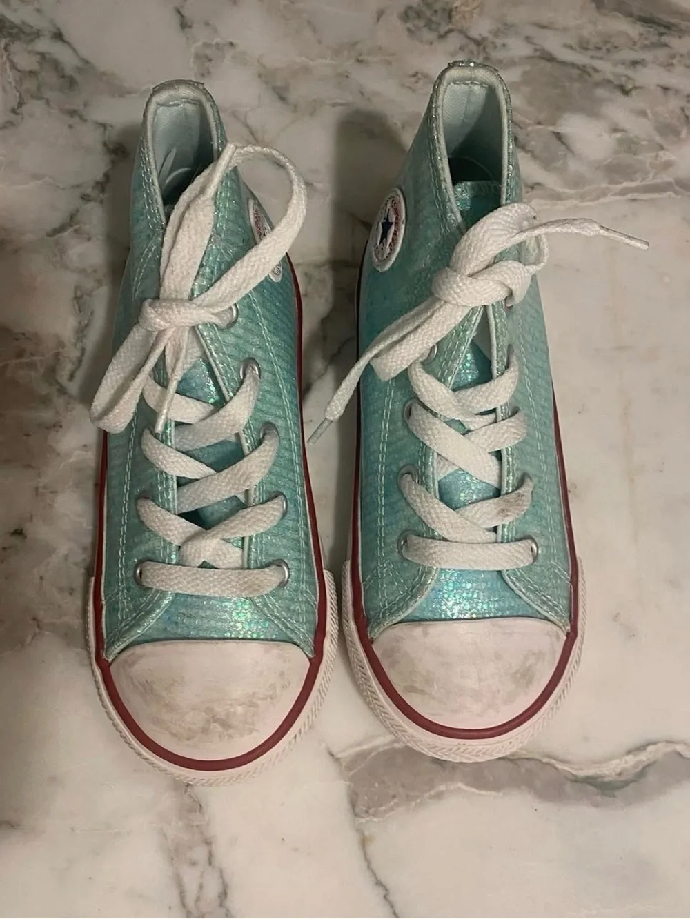 $21 ADD ON Converse Chuck Taylor Mermaid Girls Sneakers